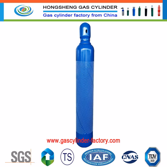 15L Seamless ISO Tped Steel Portable Helium Gas Cylinder