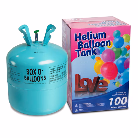 22.4L Helium Gas Cylinder Disposable Helium Gas Balloon Storage Tank