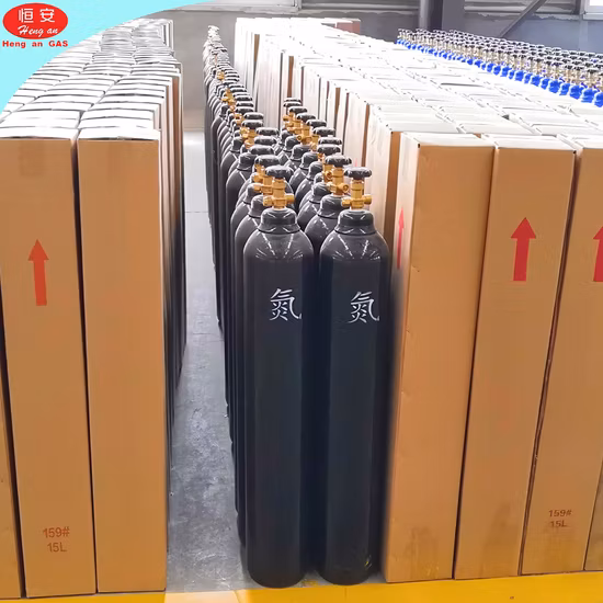 TUV Tped Approved Gas Cylinder Steel CO2 Oxygen Nitrogen Gas Cylinder 20L 40L 50L with Handle Valve Cap for Sale