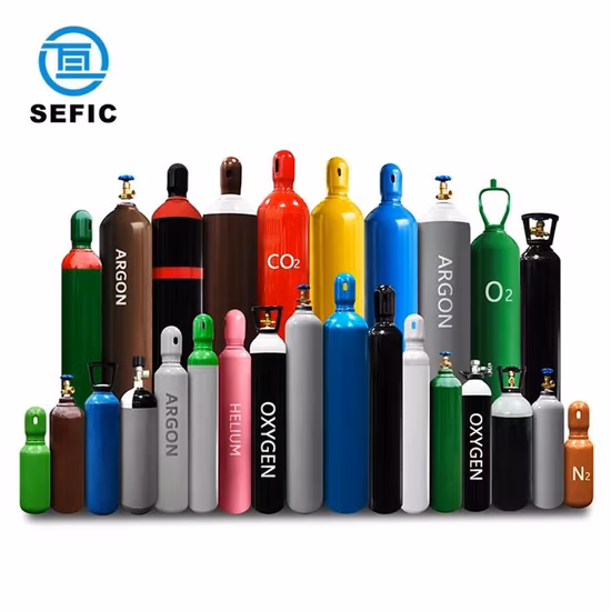 Sefic Seamless Steel Oxygen Hydrogen Argon Helium CO2 Nitrogen Gas Cylinder