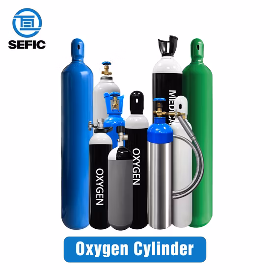Sefic Seamless Steel Oxygen Hydrogen Argon Helium CO2 Nitrogen Gas Cylinder