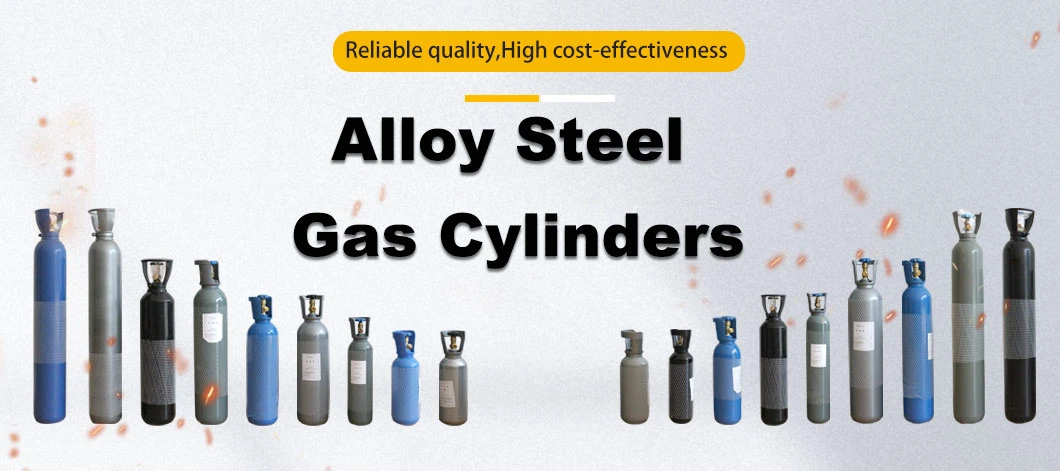 No Welding Safe and High-Quality 200bar 13.4L Alloy Steel Gas Cylinders