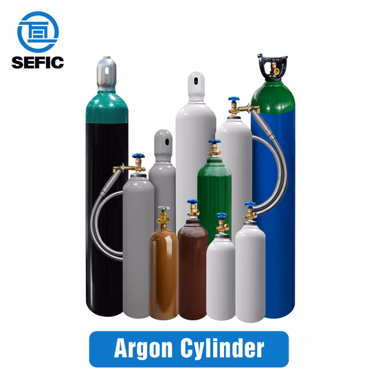 Sefic Seamless Steel Oxygen Hydrogen Argon Helium CO2 Nitrogen Gas Cylinder