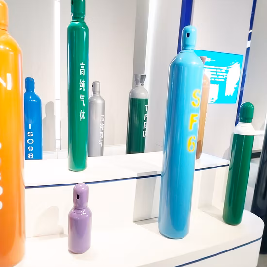 Seamless Steel Industrial Helium Nitrogen Medical Oxygen Gas Cylinder