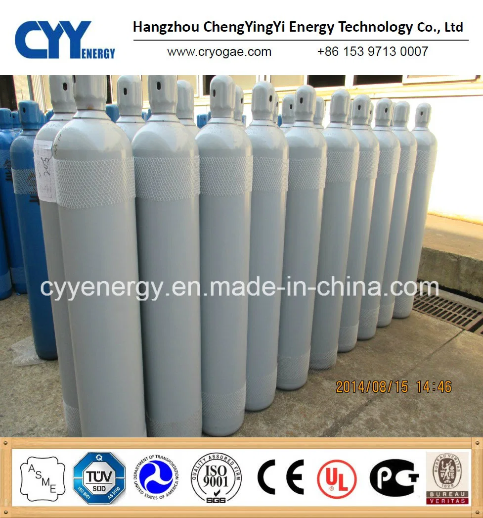 30L High Pressure Oxygen Nitrogen Argon Carbon Dioxide Seamless Steel Welding Gas Cylinder