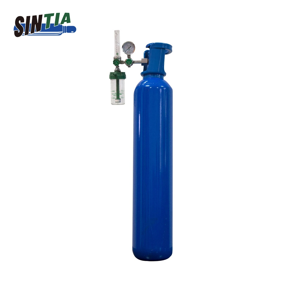 Seamless 2-40L Acetylene/Nitrogen/Oxygen/CO2/Argon Empty Gas Cylinder Oxygen Cylinder for Hospital