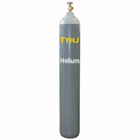 Competitive Price for 99.999% Non-Flammable Gas Helium Gas Cylinders 40L-50L