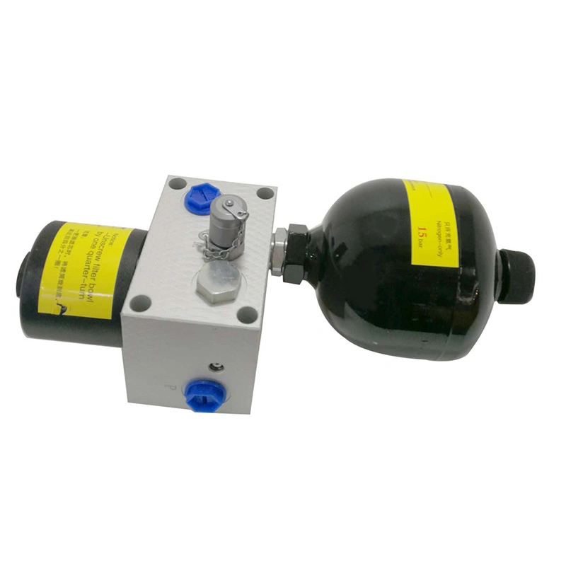 Excavator Diaphragm Accumulator Gxq-0.32/0.5/2.8L/33MPa Hydraulic Accumulator Nitrogen Gas Tank Cylinder for Hydraulic Breaker Piping