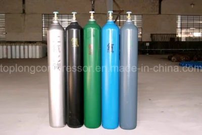 150bar /200bar High Pressure Seamless Steel Oxygen Nitrogen Hydrogen Argon Helium CO2 Gas Cylinder CNG Cylinder