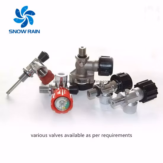 Manufacturer Direct Sale Promotion Popular High Pressure Seamless 0.35~50L Aluminum CO2 Gas Cylinder