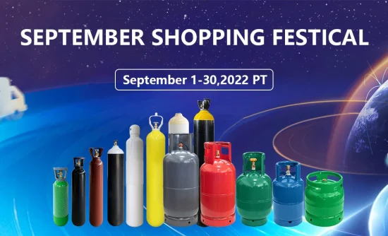 40L Oxygen Cylinder Seamless Steel Gas Bottle Storage Tank Welding Empty Oxygen Cylinders for Home Use for Sale