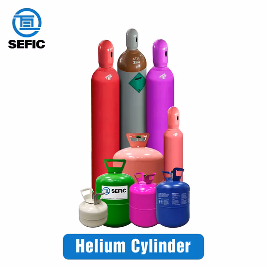 Sefic Seamless Steel Oxygen Hydrogen Argon Helium CO2 Nitrogen Gas Cylinder
